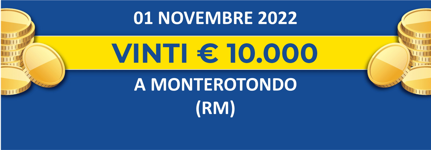 01 novembre: biglietto vincente dei premi giornalieri Lotteria Italia 2022