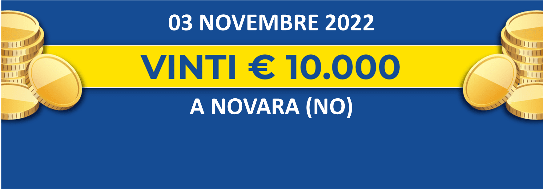 03 novembre: biglietto vincente dei premi giornalieri Lotteria Italia 2022