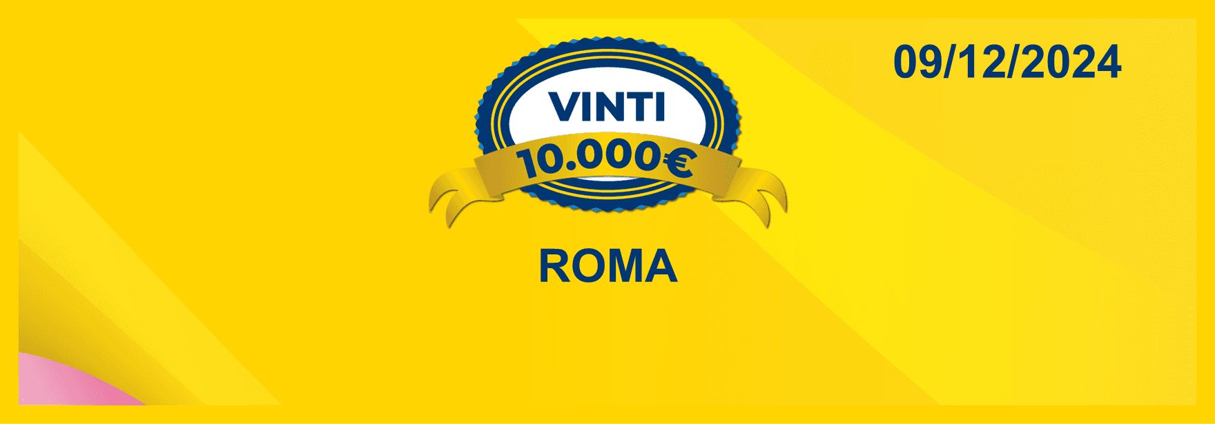 Biglietto vincente del 09 dicembre per i premi giornalieri Lotteria Italia 2024