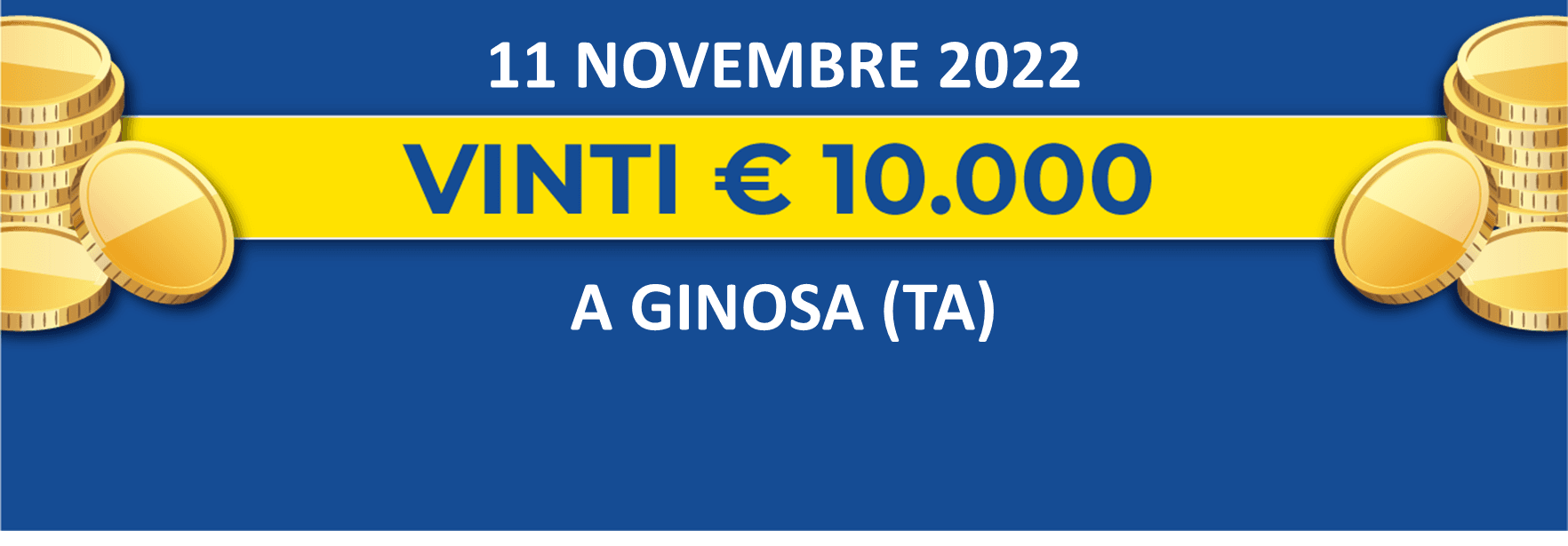 11 novembre: biglietto vincente dei premi giornalieri Lotteria Italia 2022
