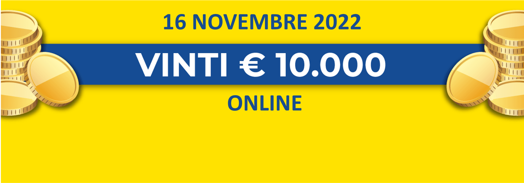 16 novembre: biglietto vincente dei premi giornalieri Lotteria Italia 2022