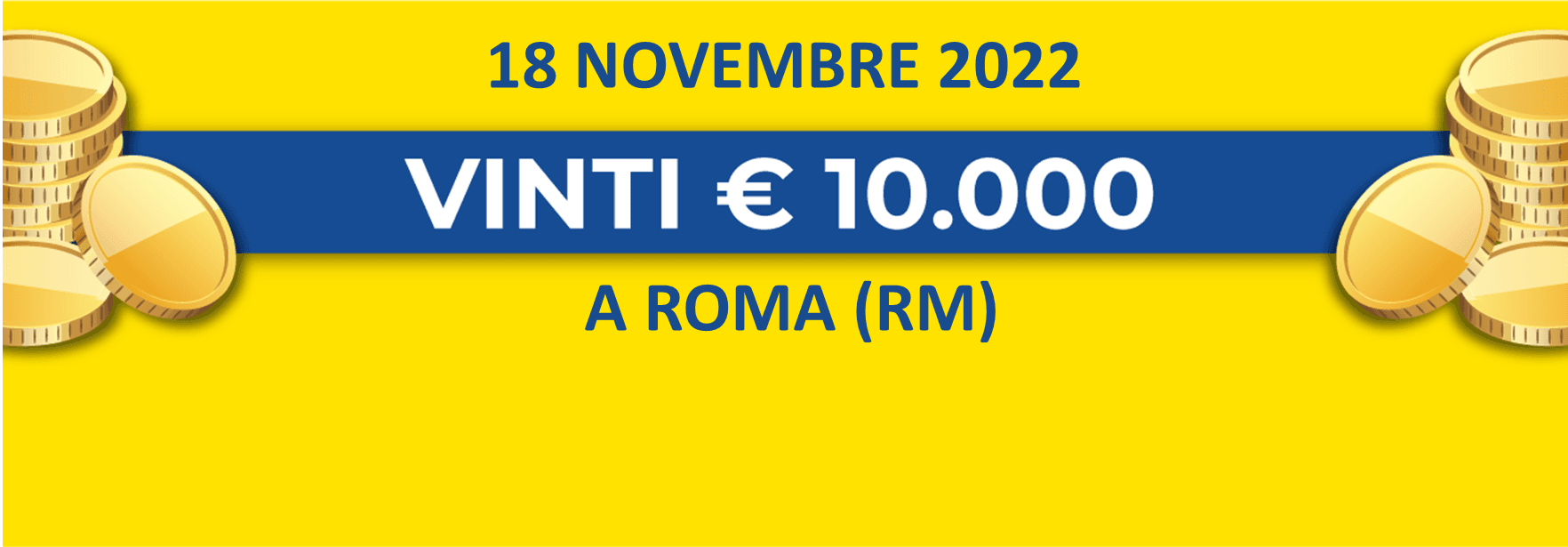 18 novembre: biglietto vincente dei premi giornalieri Lotteria Italia 2022