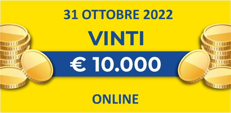 31 ottobre: biglietto vincente dei premi giornalieri Lotteria Italia 2022