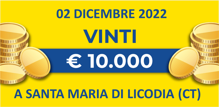 02 dicembre: biglietto vincente dei premi giornalieri Lotteria Italia 2022 02 dicembre: biglietto vincente dei premi giornalieri Lotteria Italia 2022
