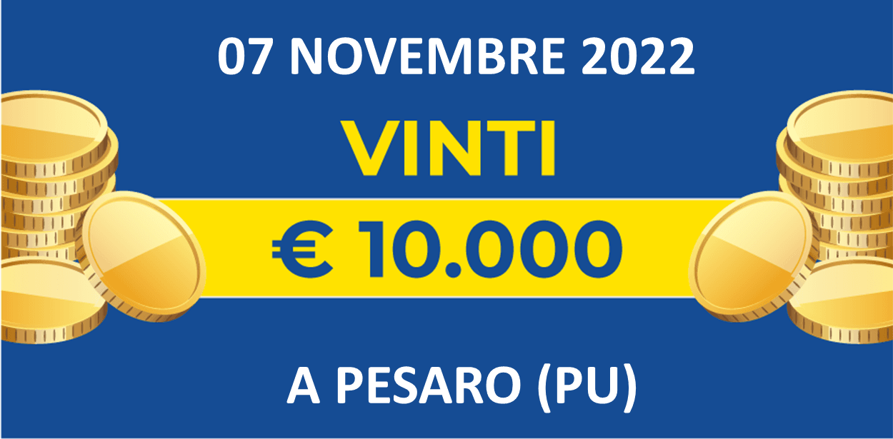 07 novembre: biglietto vincente dei premi giornalieri Lotteria Italia 2022 07 novembre: biglietto vincente dei premi giornalieri Lotteria Italia 2022