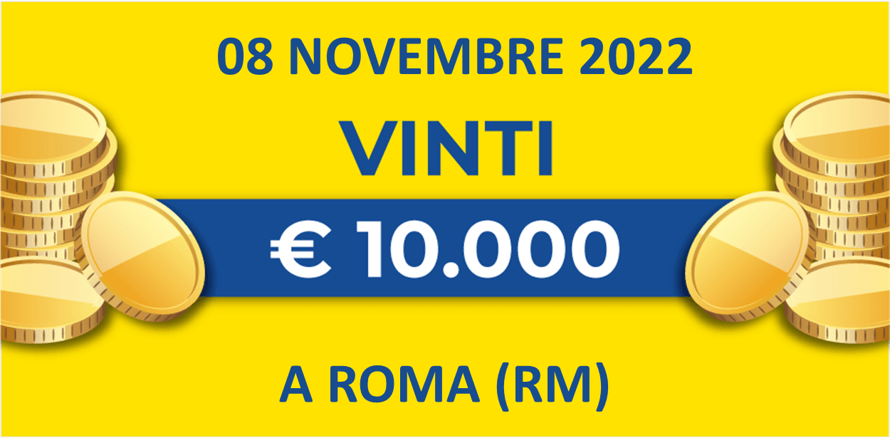 08 novembre: biglietto vincente dei premi giornalieri Lotteria Italia 2022 08 novembre: biglietto vincente dei premi giornalieri Lotteria Italia 2022