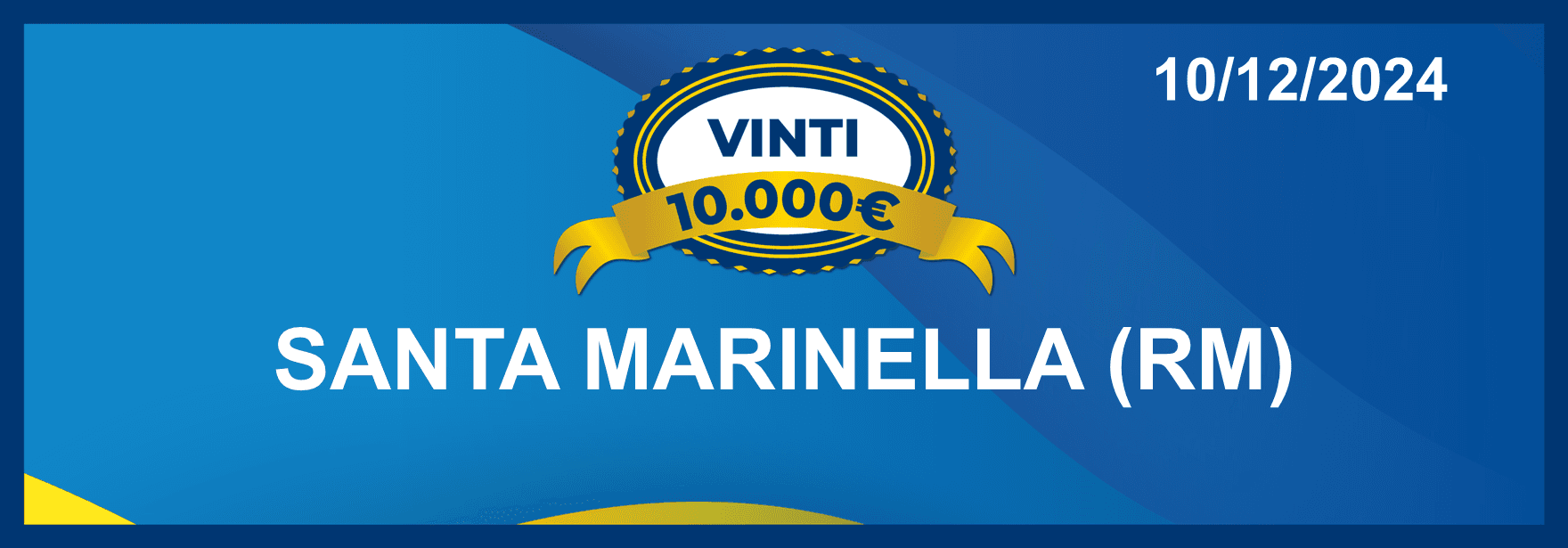 Biglietto vincente del 10 dicembre per i premi giornalieri Lotteria Italia 2024 Biglietto vincente del 10 dicembre per i premi giornalieri Lotteria Italia 2024
