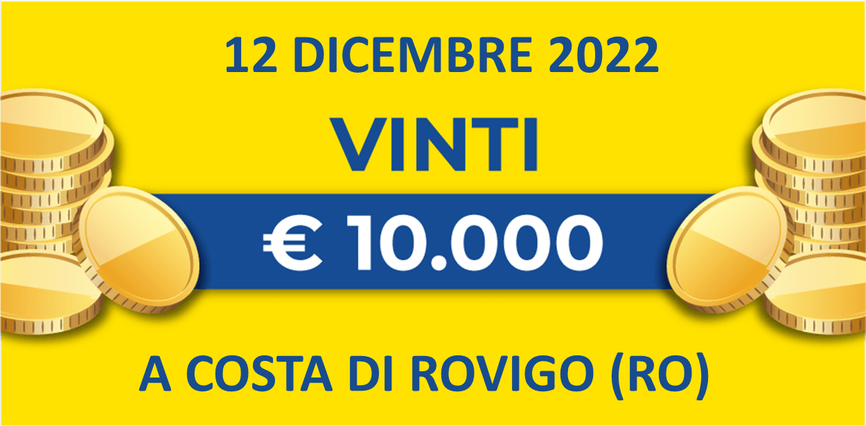 Premi giornalieri Lotteria Italia 2022 assegnati dall’8 al 12 dicembre Premi giornalieri Lotteria Italia 2022 assegnati dall’8 al 12 dicembre