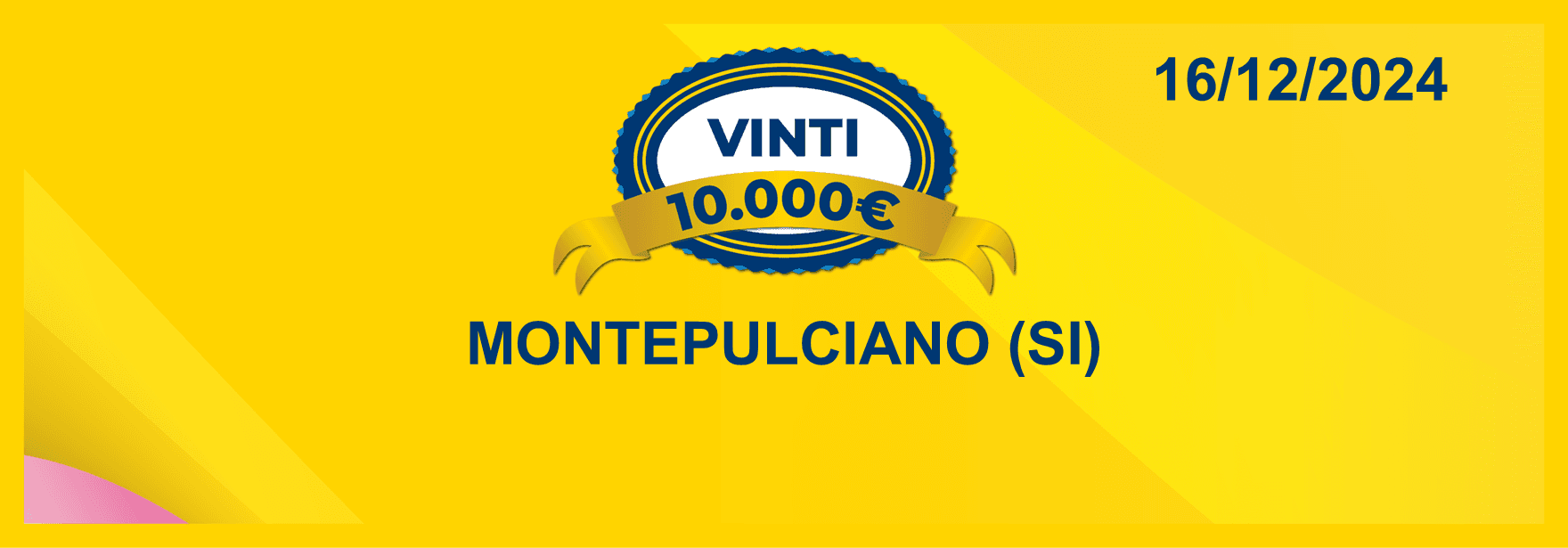 Biglietto vincente del 16 dicembre per i premi giornalieri Lotteria Italia 2024 Biglietto vincente del 16 dicembre per i premi giornalieri Lotteria Italia 2024