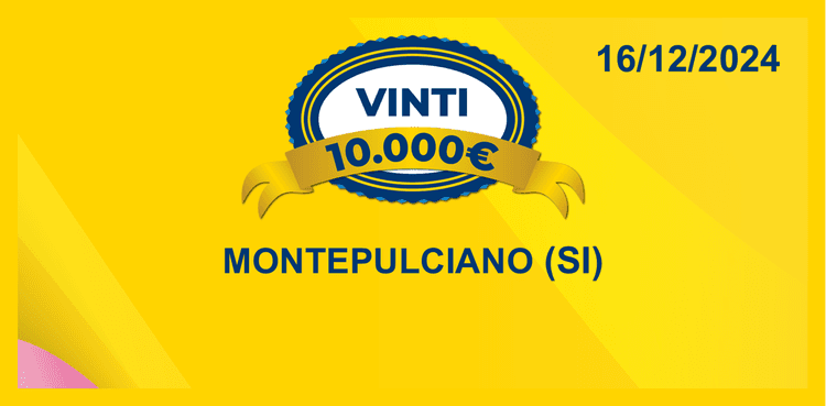 Biglietto vincente del 16 dicembre per i premi giornalieri Lotteria Italia 2024 Biglietto vincente del 16 dicembre per i premi giornalieri Lotteria Italia 2024