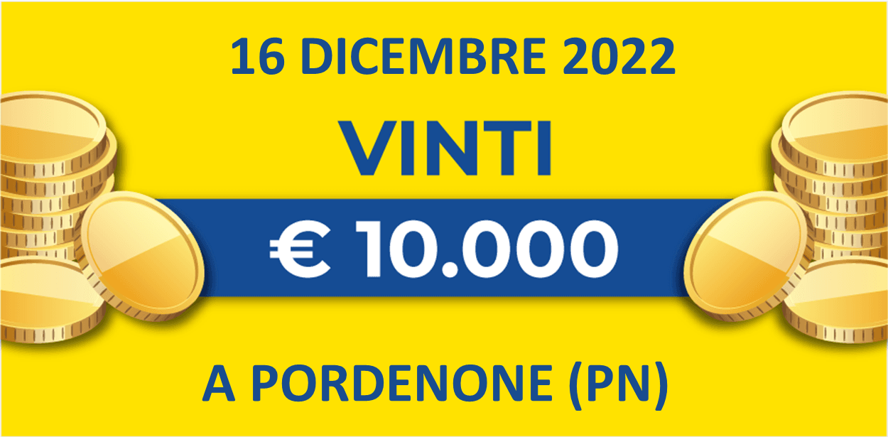 16 dicembre: biglietto vincente dei premi giornalieri Lotteria Italia 2022 16 dicembre: biglietto vincente dei premi giornalieri Lotteria Italia 2022