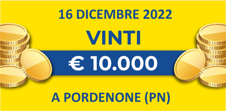 16 dicembre: biglietto vincente dei premi giornalieri Lotteria Italia 2022 16 dicembre: biglietto vincente dei premi giornalieri Lotteria Italia 2022