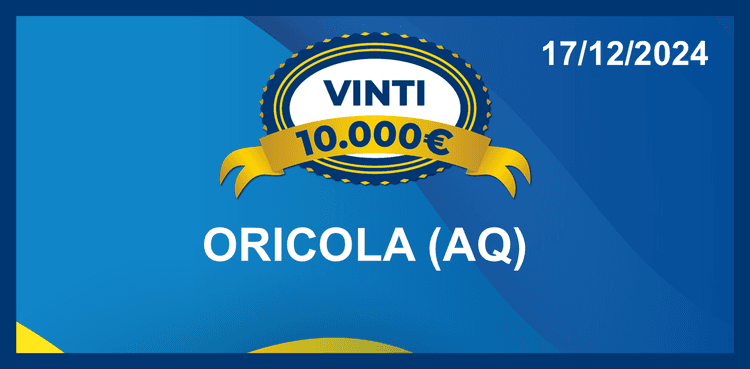 Biglietto vincente del 17 dicembre per i premi giornalieri Lotteria Italia 2024 Biglietto vincente del 17 dicembre per i premi giornalieri Lotteria Italia 2024