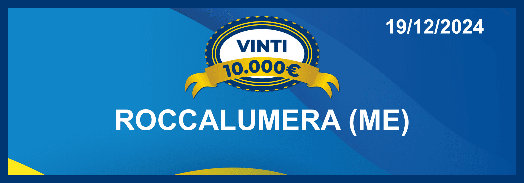 Biglietto vincente del 19 dicembre per i premi giornalieri Lotteria Italia 2024 Biglietto vincente del 19 dicembre per i premi giornalieri Lotteria Italia 2024