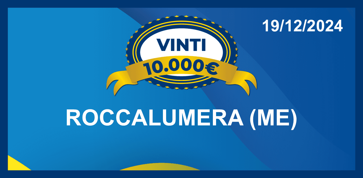 Biglietto vincente del 19 dicembre per i premi giornalieri Lotteria Italia 2024 Biglietto vincente del 19 dicembre per i premi giornalieri Lotteria Italia 2024