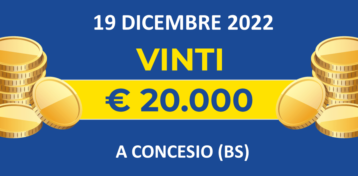 19 dicembre: biglietto vincente dei premi giornalieri Lotteria Italia 2022 19 dicembre: biglietto vincente dei premi giornalieri Lotteria Italia 2022