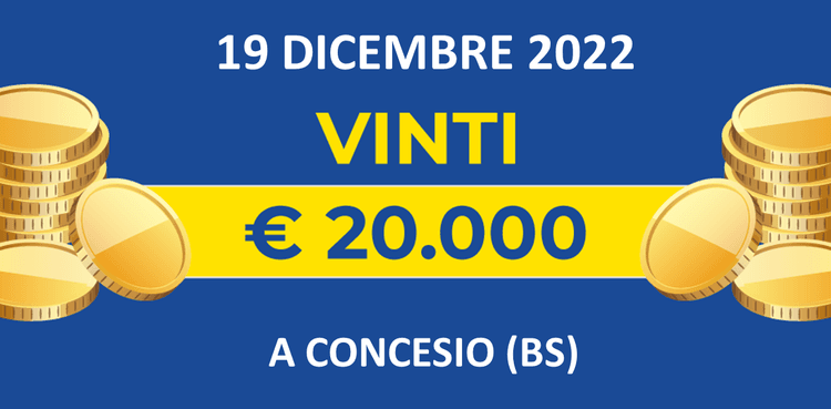 19 dicembre: biglietto vincente dei premi giornalieri Lotteria Italia 2022 19 dicembre: biglietto vincente dei premi giornalieri Lotteria Italia 2022