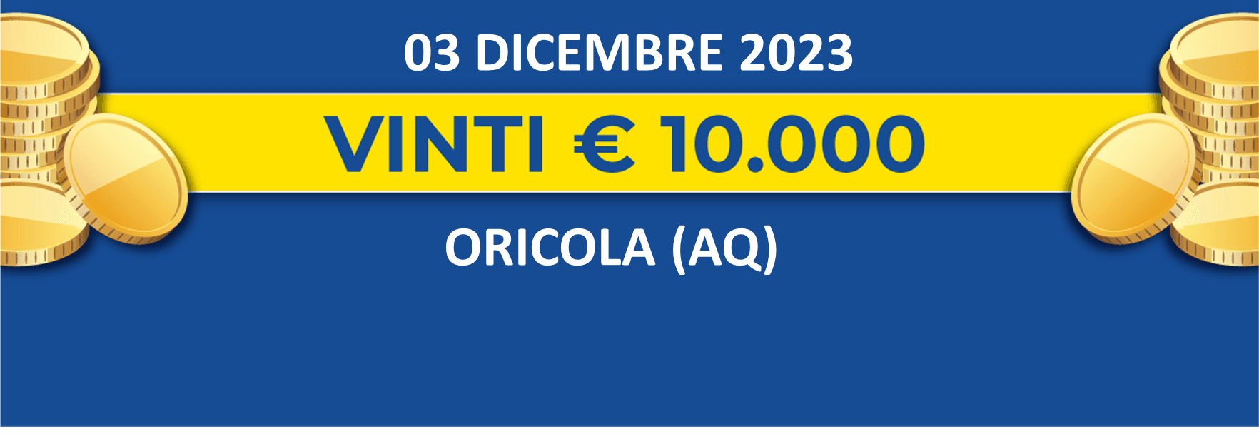 Biglietti vincenti dell’01, 02 e 03 dicembre dei premi giornalieri Lotteria Italia 2023 Biglietti vincenti dell’01, 02 e 03 dicembre dei premi giornalieri Lotteria Italia 2023