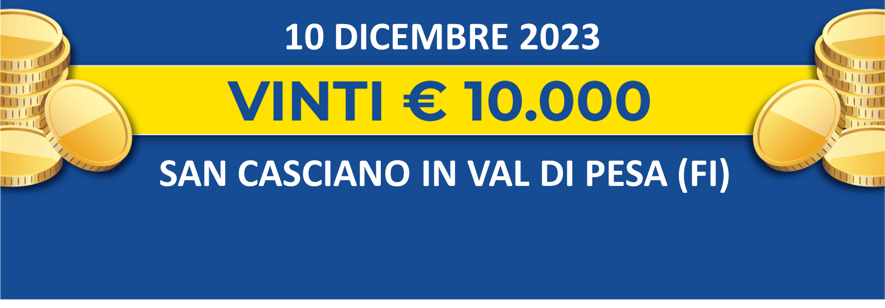 Biglietti vincenti dal 07 al 10 dicembre dei premi giornalieri Lotteria Italia 2023 Biglietti vincenti dal 07 al 10 dicembre dei premi giornalieri Lotteria Italia 2023