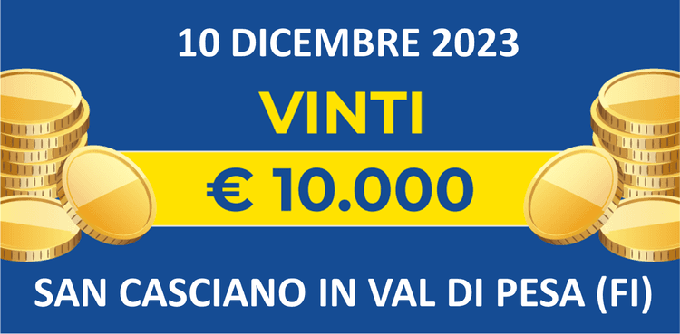 Biglietti vincenti dal 07 al 10 dicembre dei premi giornalieri Lotteria Italia 2023 Biglietti vincenti dal 07 al 10 dicembre dei premi giornalieri Lotteria Italia 2023