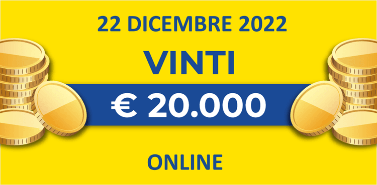 22 dicembre: biglietto vincente dei premi giornalieri Lotteria Italia 2022 22 dicembre: biglietto vincente dei premi giornalieri Lotteria Italia 2022