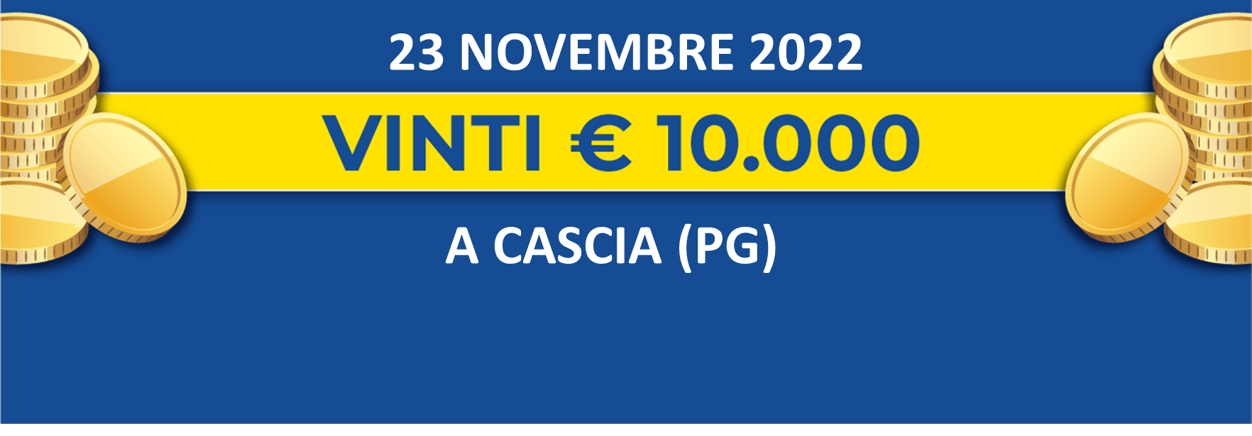 23 novembre: biglietto vincente dei premi giornalieri Lotteria Italia 2022 23 novembre: biglietto vincente dei premi giornalieri Lotteria Italia 2022