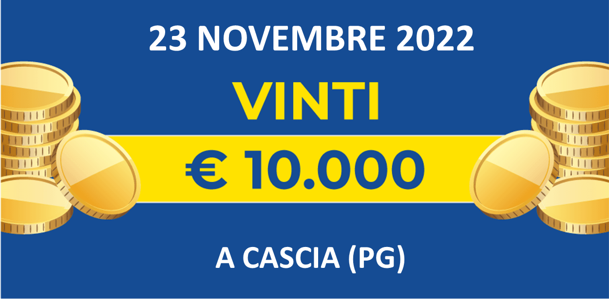 23 novembre: biglietto vincente dei premi giornalieri Lotteria Italia 2022 23 novembre: biglietto vincente dei premi giornalieri Lotteria Italia 2022