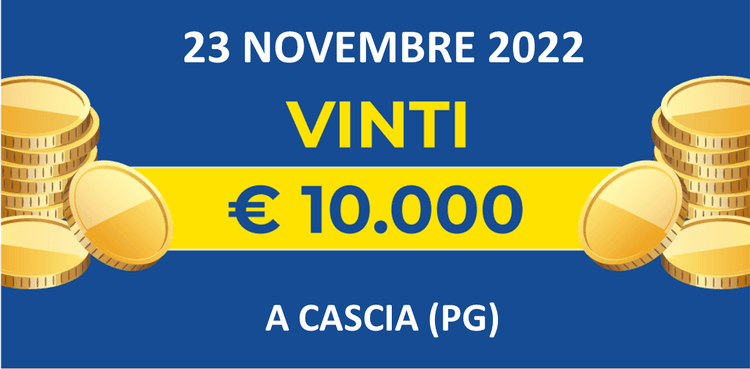 23 novembre: biglietto vincente dei premi giornalieri Lotteria Italia 2022 23 novembre: biglietto vincente dei premi giornalieri Lotteria Italia 2022