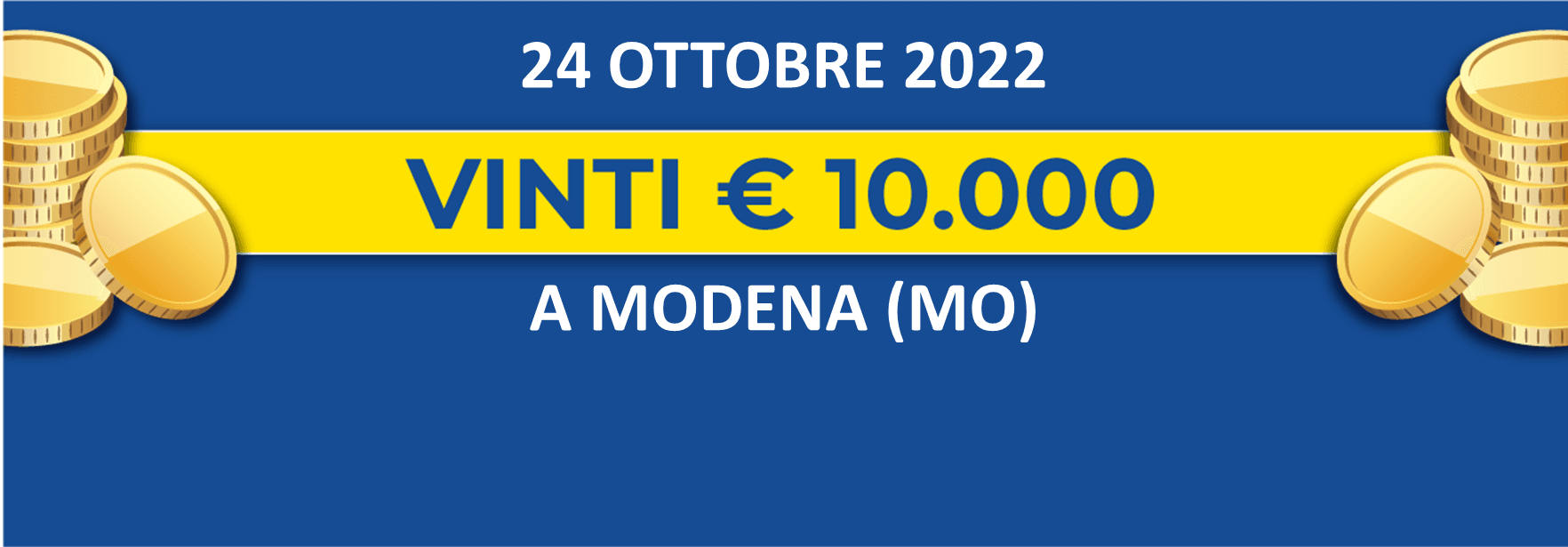 24 ottobre: biglietto vincente dei premi giornalieri Lotteria Italia 2022 24 ottobre: biglietto vincente dei premi giornalieri Lotteria Italia 2022