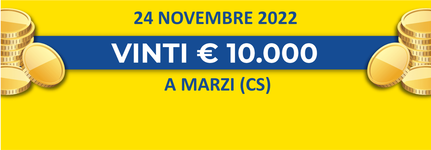 24 novembre: biglietto vincente dei premi giornalieri Lotteria Italia 2022 24 novembre: biglietto vincente dei premi giornalieri Lotteria Italia 2022