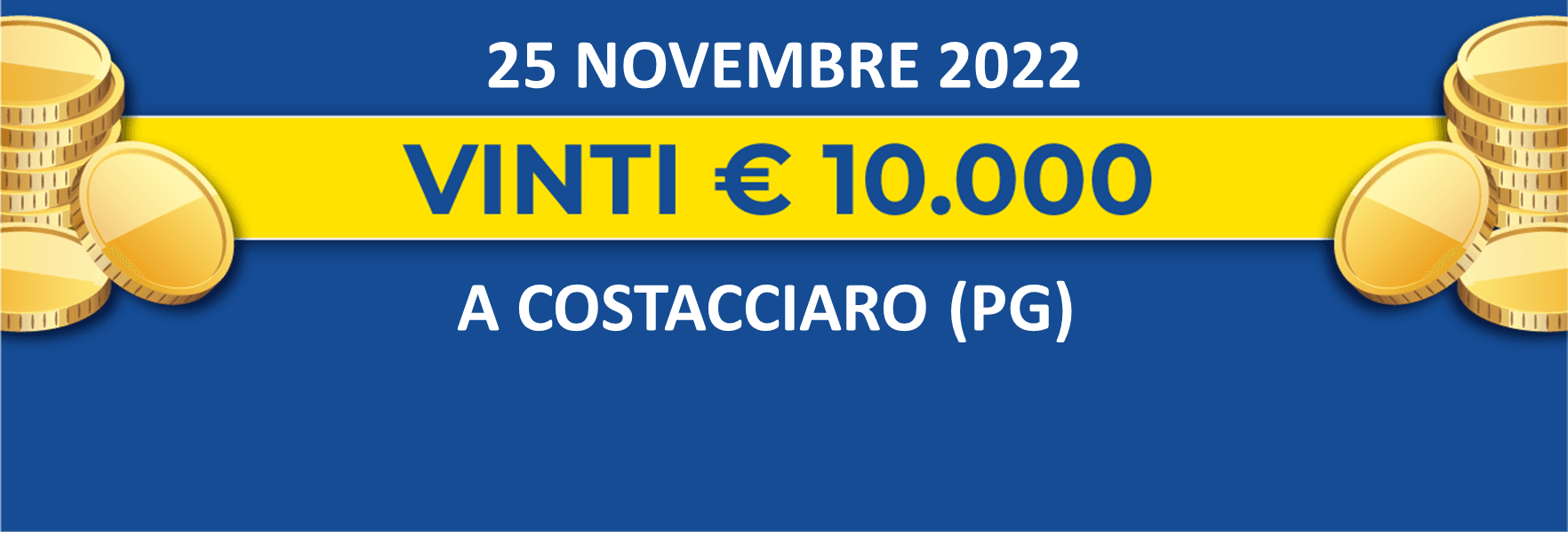 25 novembre: biglietto vincente dei premi giornalieri Lotteria Italia 2022 25 novembre: biglietto vincente dei premi giornalieri Lotteria Italia 2022