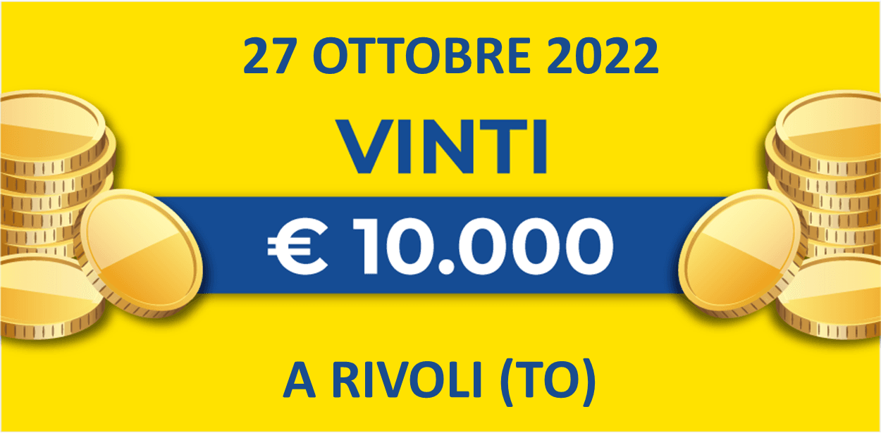 27 ottobre: biglietto vincente dei premi giornalieri Lotteria Italia 2022 27 ottobre: biglietto vincente dei premi giornalieri Lotteria Italia 2022