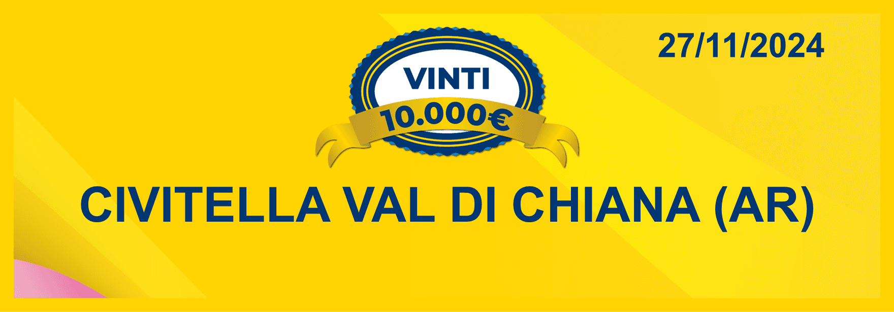 Biglietto vincente del 27 novembre per i premi giornalieri Lotteria Italia 2024 Biglietto vincente del 27 novembre per i premi giornalieri Lotteria Italia 2024