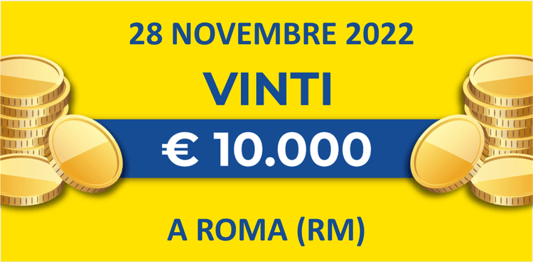 28 novembre: biglietto vincente dei premi giornalieri Lotteria Italia 2022 28 novembre: biglietto vincente dei premi giornalieri Lotteria Italia 2022
