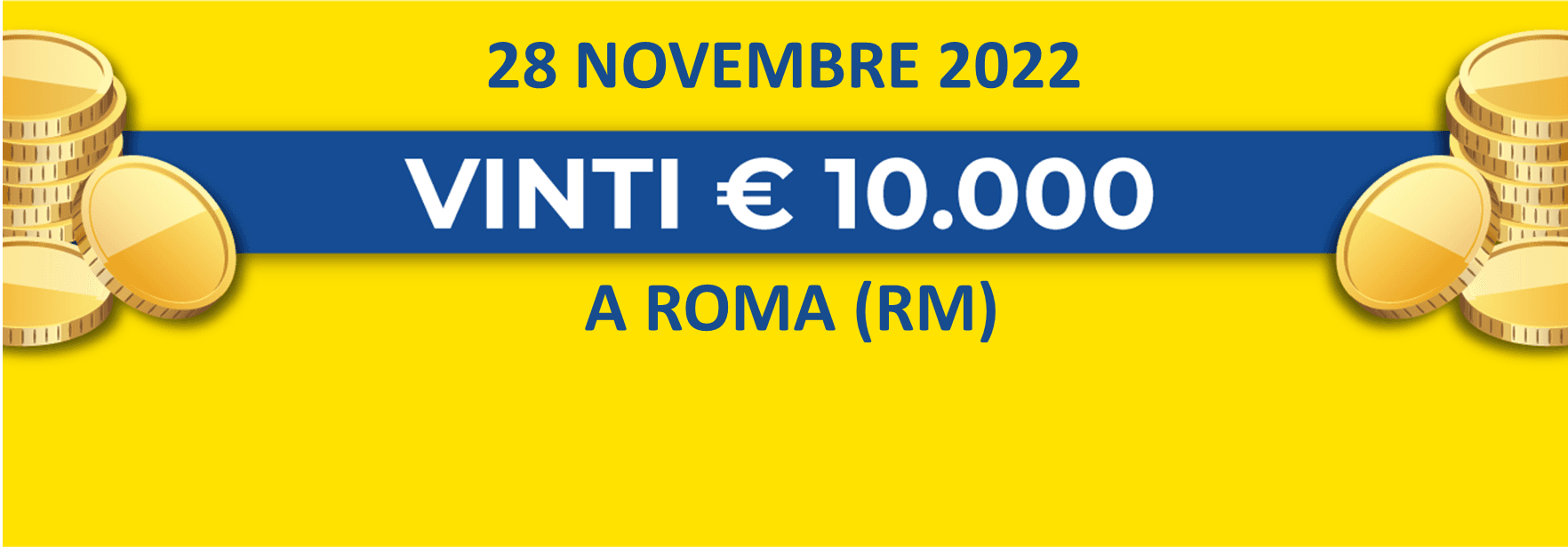 28 novembre: biglietto vincente dei premi giornalieri Lotteria Italia 2022 28 novembre: biglietto vincente dei premi giornalieri Lotteria Italia 2022