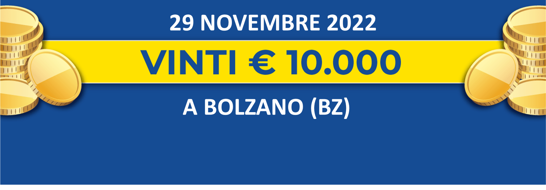 29 novembre: biglietto vincente dei premi giornalieri Lotteria Italia 2022 29 novembre: biglietto vincente dei premi giornalieri Lotteria Italia 2022