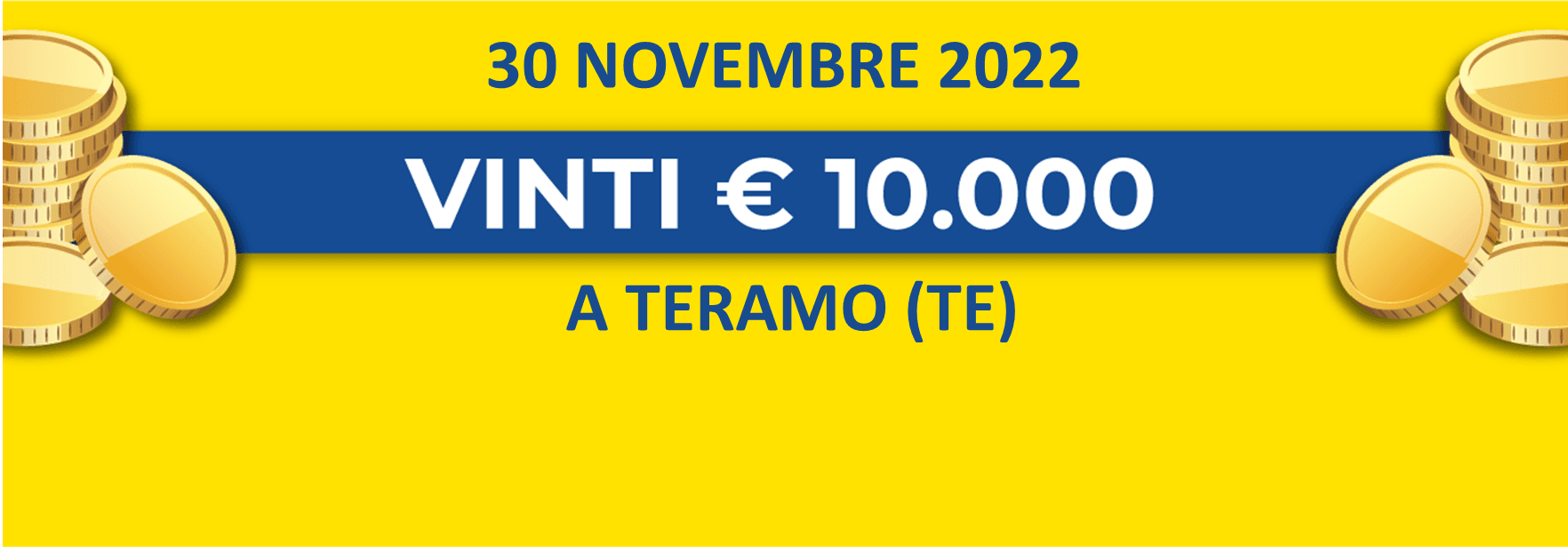 30 novembre: biglietto vincente dei premi giornalieri Lotteria Italia 2022 30 novembre: biglietto vincente dei premi giornalieri Lotteria Italia 2022