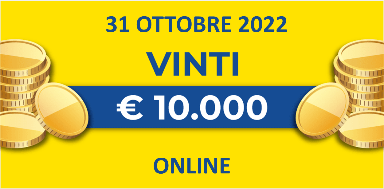 31 ottobre: biglietto vincente dei premi giornalieri Lotteria Italia 2022 31 ottobre: biglietto vincente dei premi giornalieri Lotteria Italia 2022