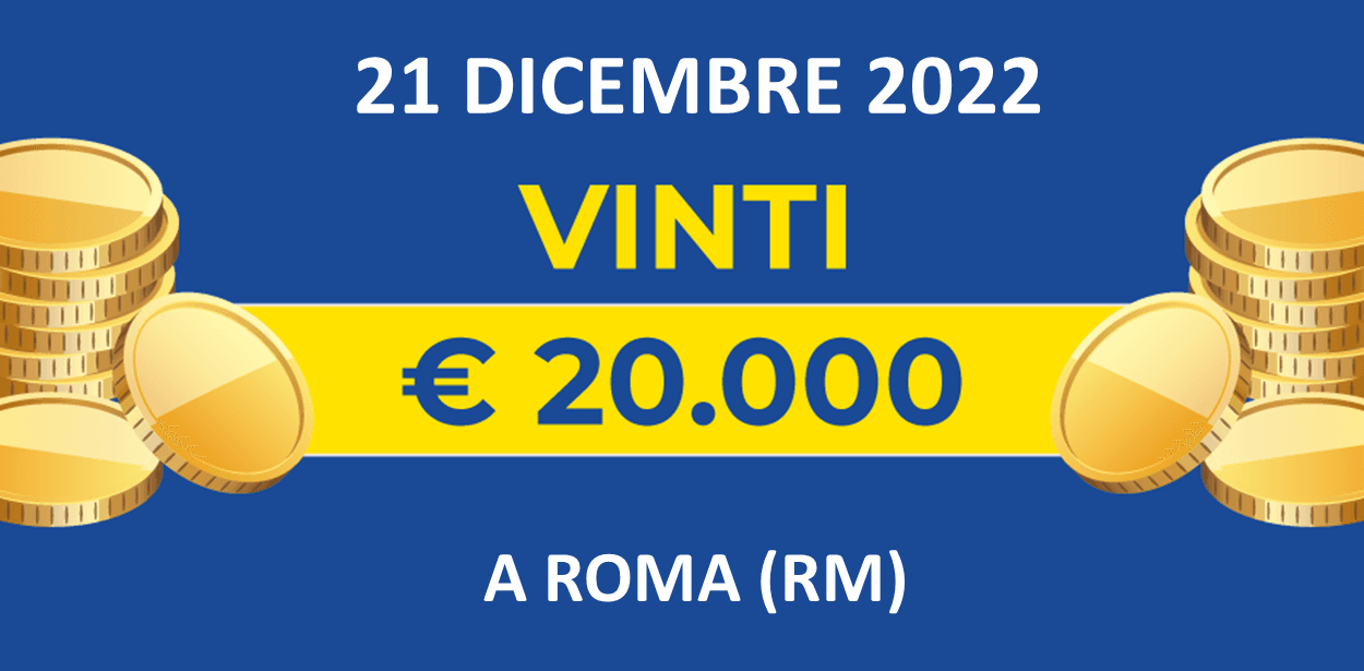 21 dicembre: biglietto vincente dei premi giornalieri Lotteria Italia 2022 21 dicembre: biglietto vincente dei premi giornalieri Lotteria Italia 2022