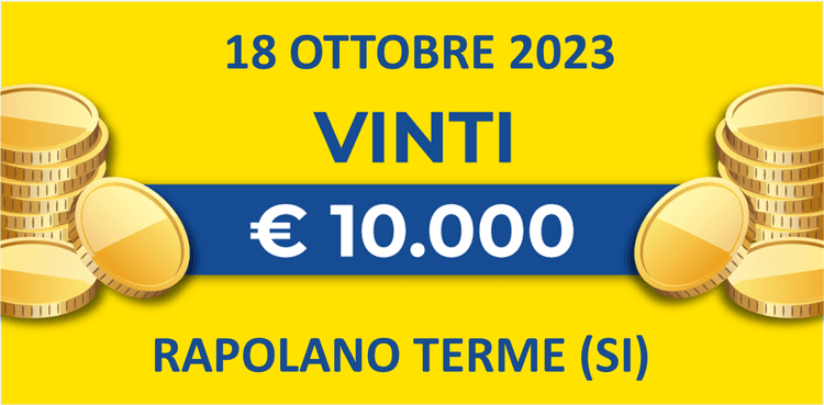 Biglietto vincente 18 ottobre dei premi giornalieri Lotteria Italia 2023 Biglietto vincente 18 ottobre dei premi giornalieri Lotteria Italia 2023