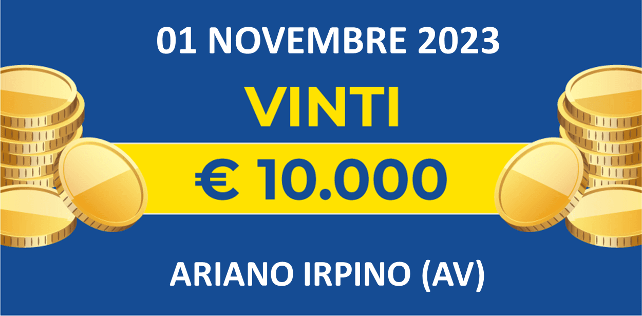 Biglietto vincente dal 31 ottobre all’01 novembre dei premi giornalieri Lotteria Italia 2023 Biglietto vincente dal 31 ottobre all’01 novembre dei premi giornalieri Lotteria Italia 2023