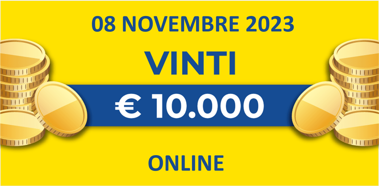 Biglietto vincente dell’08 novembre dei premi giornalieri Lotteria Italia 2023 Biglietto vincente dell’08 novembre dei premi giornalieri Lotteria Italia 2023