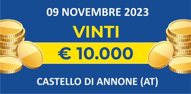 Biglietto vincente del 09 novembre dei premi giornalieri Lotteria Italia 2023 Biglietto vincente del 09 novembre dei premi giornalieri Lotteria Italia 2023