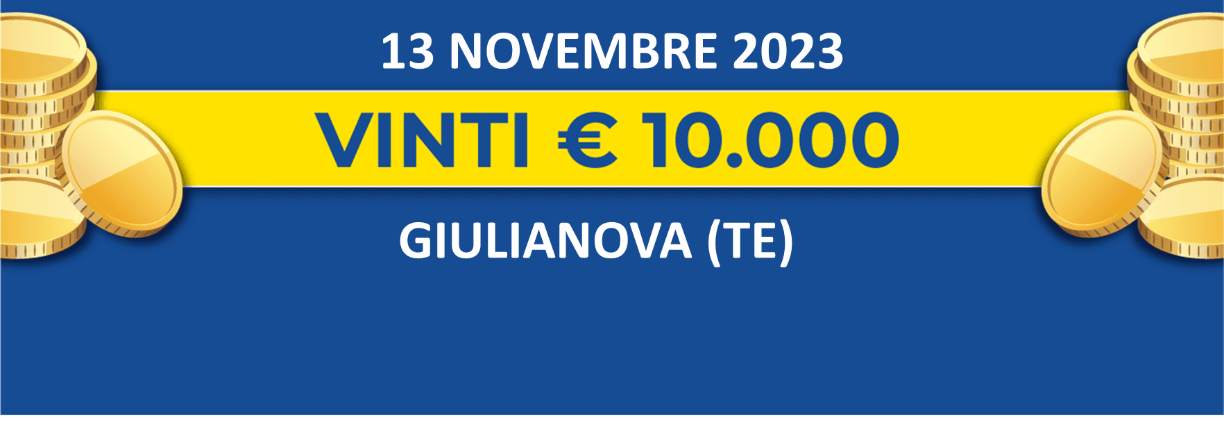 Biglietto vincente del 13 novembre dei premi giornalieri Lotteria Italia 2023 Biglietto vincente del 13 novembre dei premi giornalieri Lotteria Italia 2023