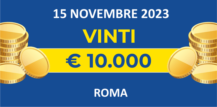 Biglietto vincente del 15 novembre dei premi giornalieri Lotteria Italia 2023 Biglietto vincente del 15 novembre dei premi giornalieri Lotteria Italia 2023