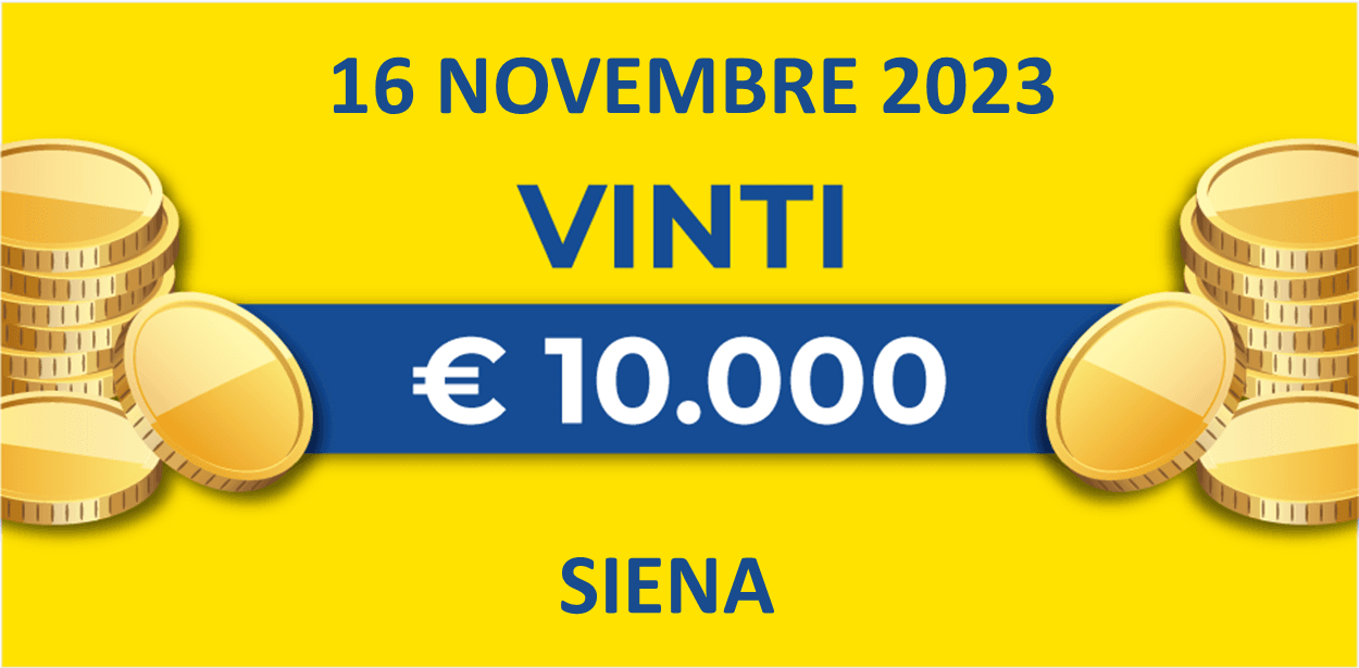 Biglietto vincente del 16 novembre dei premi giornalieri Lotteria Italia 2023 Biglietto vincente del 16 novembre dei premi giornalieri Lotteria Italia 2023