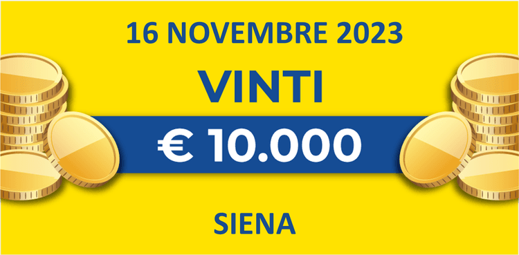 Biglietto vincente del 16 novembre dei premi giornalieri Lotteria Italia 2023 Biglietto vincente del 16 novembre dei premi giornalieri Lotteria Italia 2023