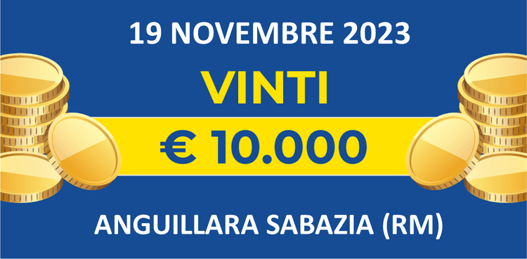 Biglietto vincente del 17, 18 e 19 novembre dei premi giornalieri Lotteria Italia 2023 Biglietto vincente del 17, 18 e 19 novembre dei premi giornalieri Lotteria Italia 2023