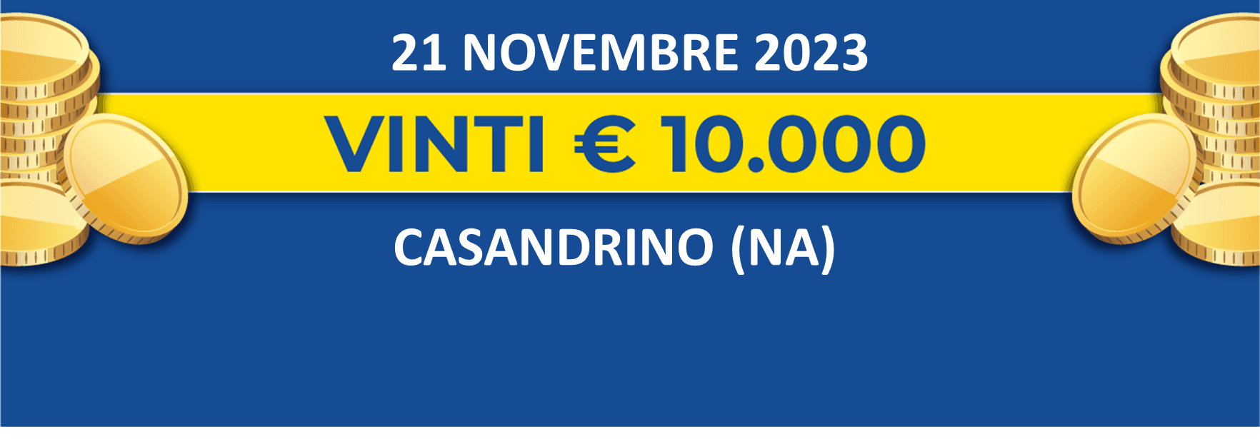 Biglietto vincente del 21 novembre dei premi giornalieri Lotteria Italia 2023 Biglietto vincente del 21 novembre dei premi giornalieri Lotteria Italia 2023