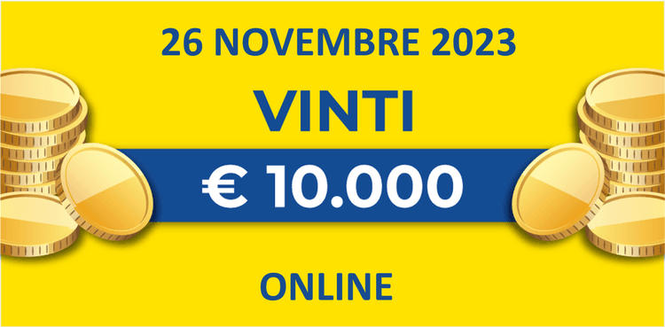 Biglietto vincente del 24, 25 e 26 novembre dei premi giornalieri Lotteria Italia 2023 Biglietto vincente del 24, 25 e 26 novembre dei premi giornalieri Lotteria Italia 2023